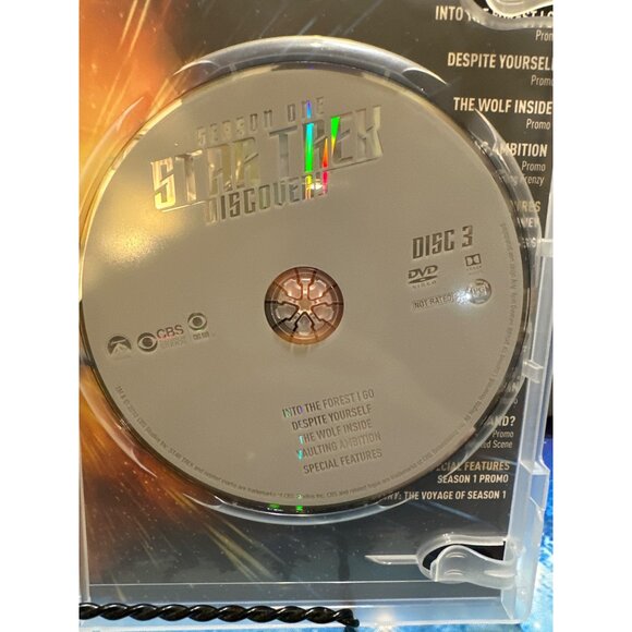 Star Trek Discovery Season One DVD Set Sci Fi TV Series Space - Picture 7 of 8